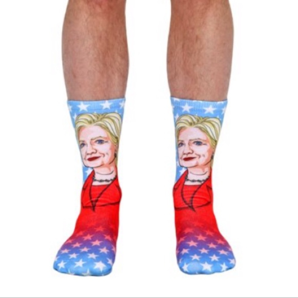 NWT Living Royal Hillary Clinton Crew Socks